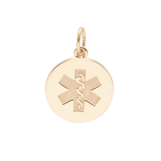 Rembrandt 14K Yellow Gold Medical Charm