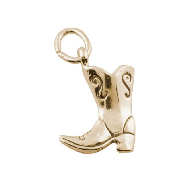 Rembrandt 14K Yellow Gold Cowboy Boot Charm