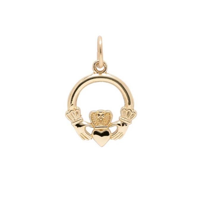 Rembrandt 14K Yellow Gold Claddagh Charm