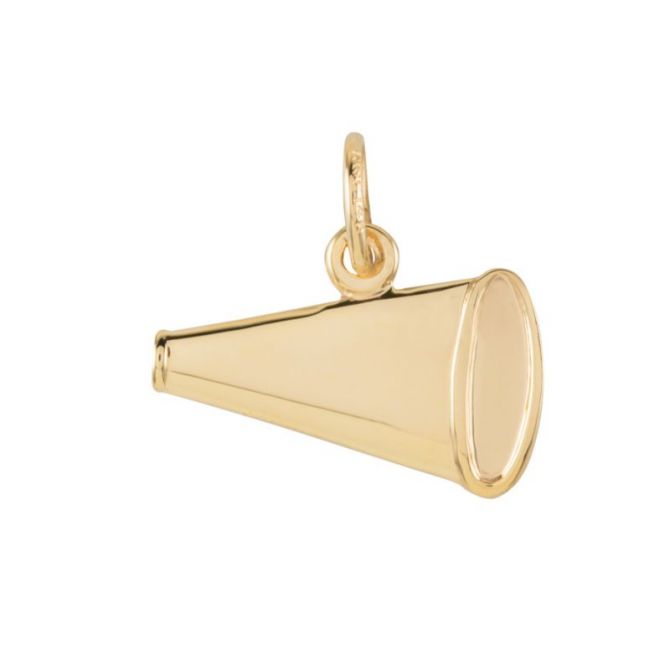 Rembrandt 14K Yellow Gold Megaphone Charm