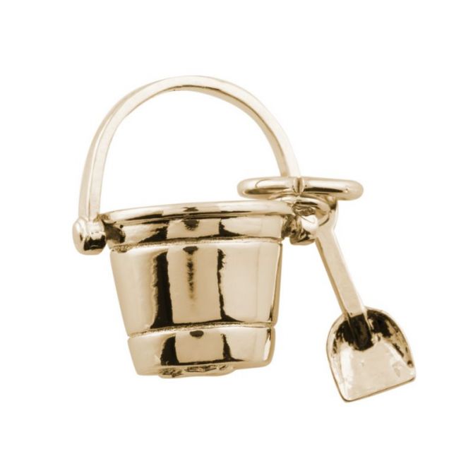 Rembrandt 14K Yellow Gold Pail and Shovel Charm