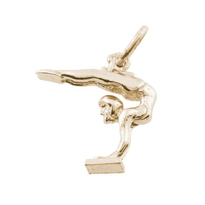 Rembrandt 14K Yellow Gold Gymnast Charm