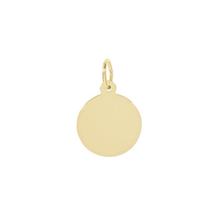 Rembrandt 14K Yellow Gold Extra Small Disc Charm