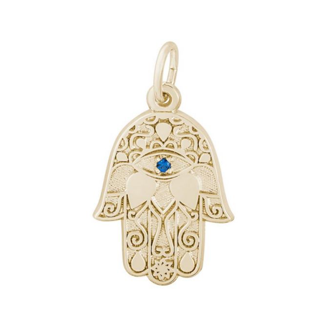 Rembrandt 14K Yellow Gold Hamsa Charm