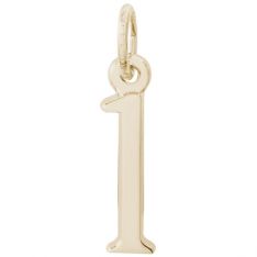 Rembrandt 14K Yellow Gold Number 1 Charms