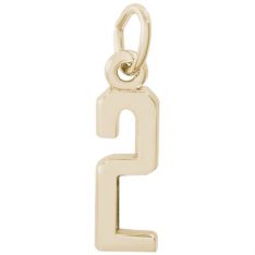 Rembrandt 14K Yellow Gold Number 2 Charms