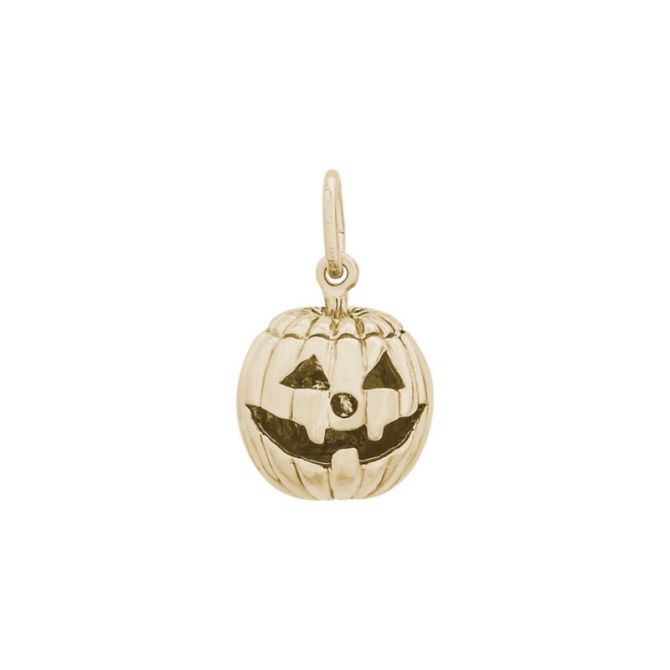 Rembrandt 14K Yellow Gold Jack O Lantern Charm