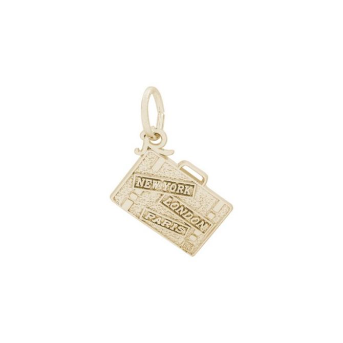 Rembrandt 14K Yellow Gold Suitcase Charm