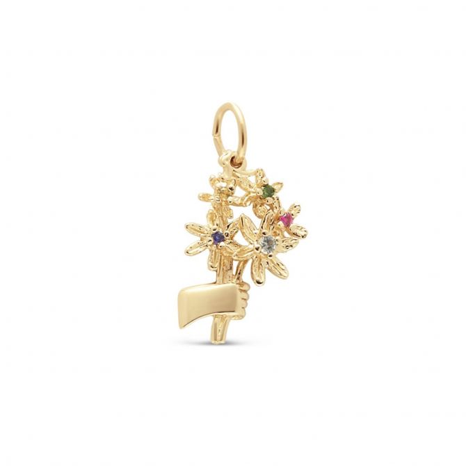 Rembrandt 14K Yellow Gold Bouquet Charm