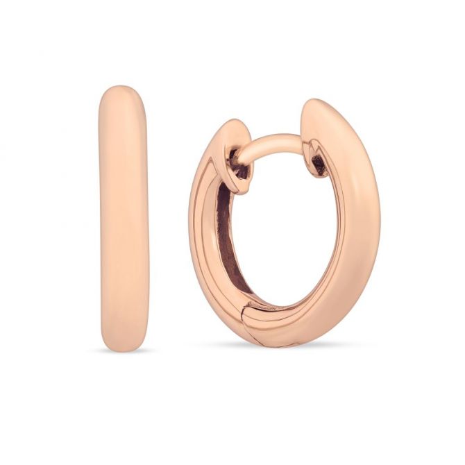 Rose Gold Petite Hoop Earrings