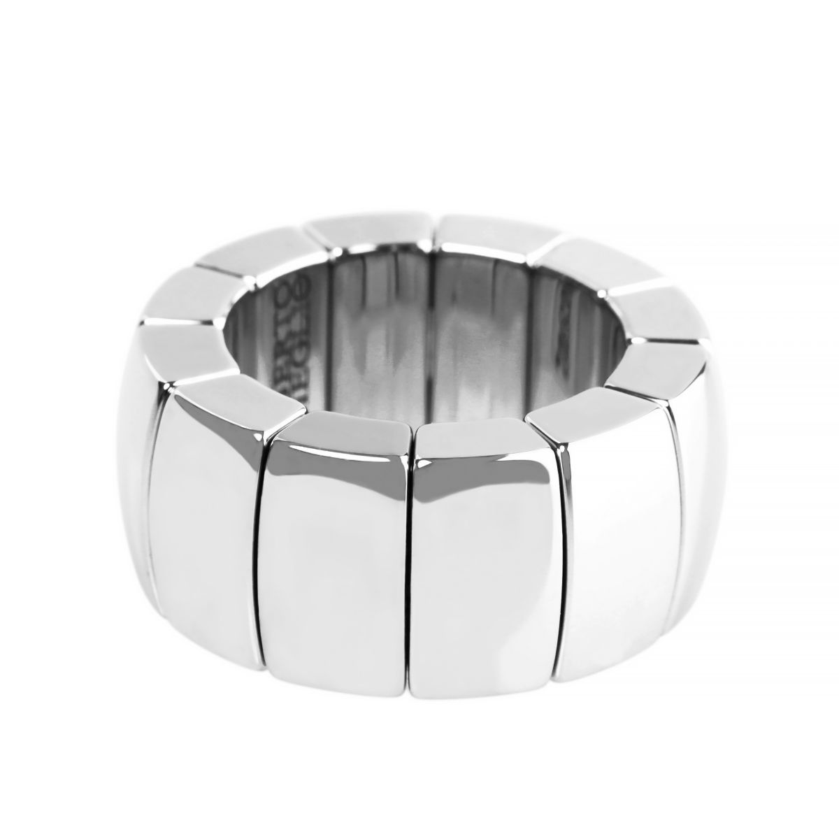 Roberto Demeglio White-Tone Ceramic Aura Ring | Borsheims