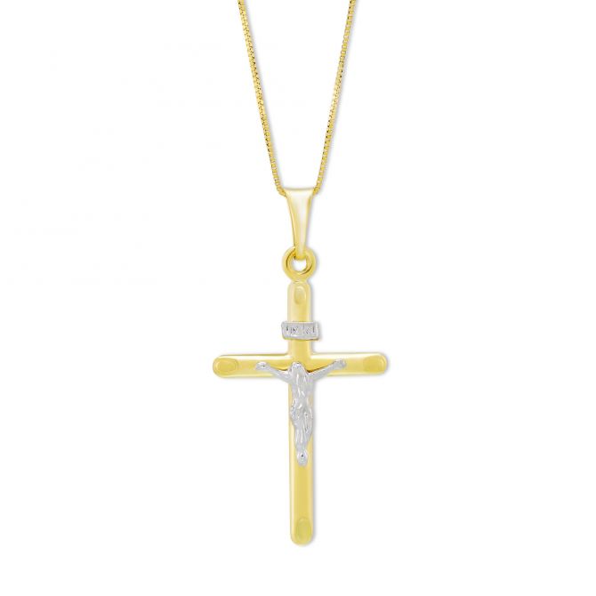 Yellow Gold Crucifix Pendant