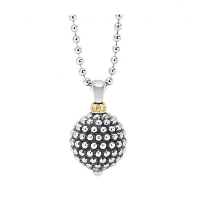 Beloved Lock Pendant Necklace w/ Ball Chain