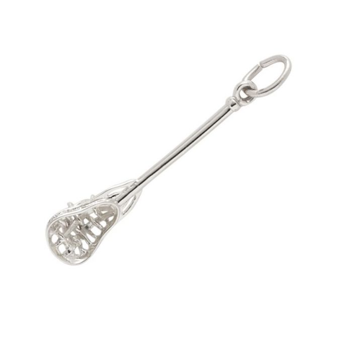 Rembrandt Sterling Silver Lacrosse Charm