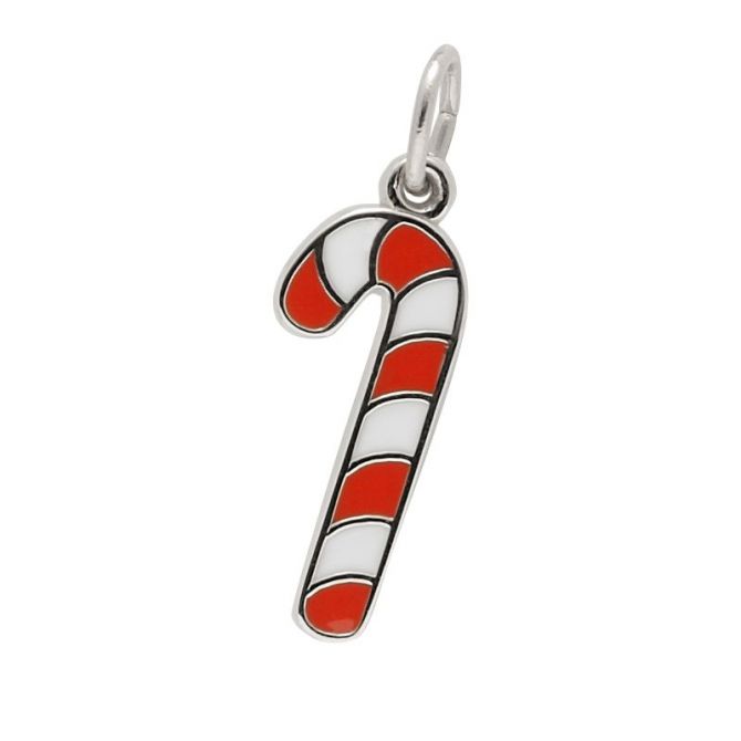 Rembrandt Sterling Silver Candy Cane Charm