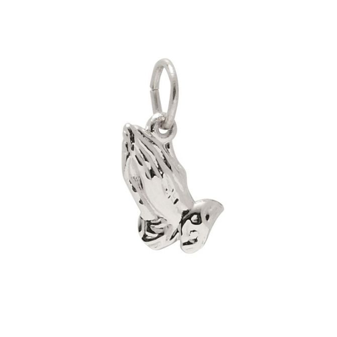 Rembrandt Sterling Silver Praying Hands Charm