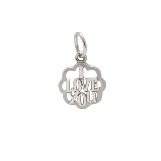 Rembrandt Sterling Silver I Love You Charm