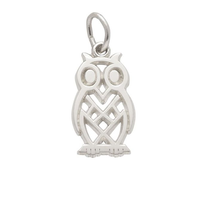 Rembrandt Sterling Silver Owl Charm