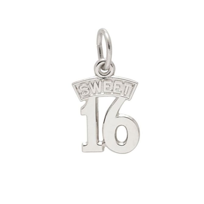 Rembrandt Sterling Silver Sweet 16 Charm