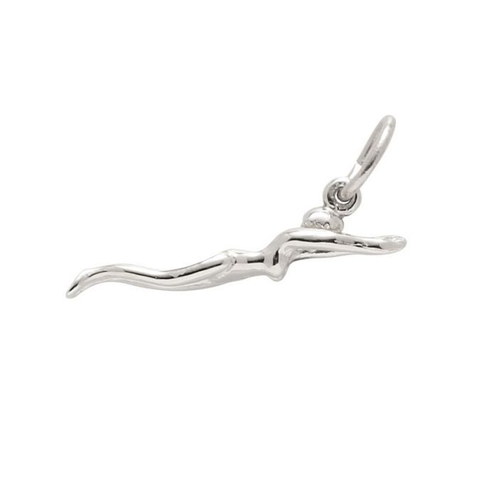 Rembrandt Sterling Silver Female Swimmer Charm