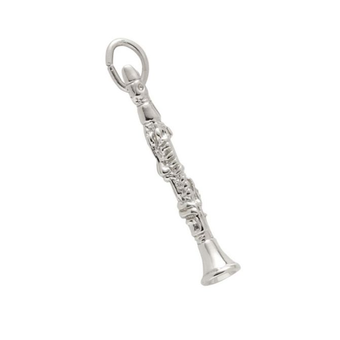 Rembrandt Sterling Silver Clarinet Charm