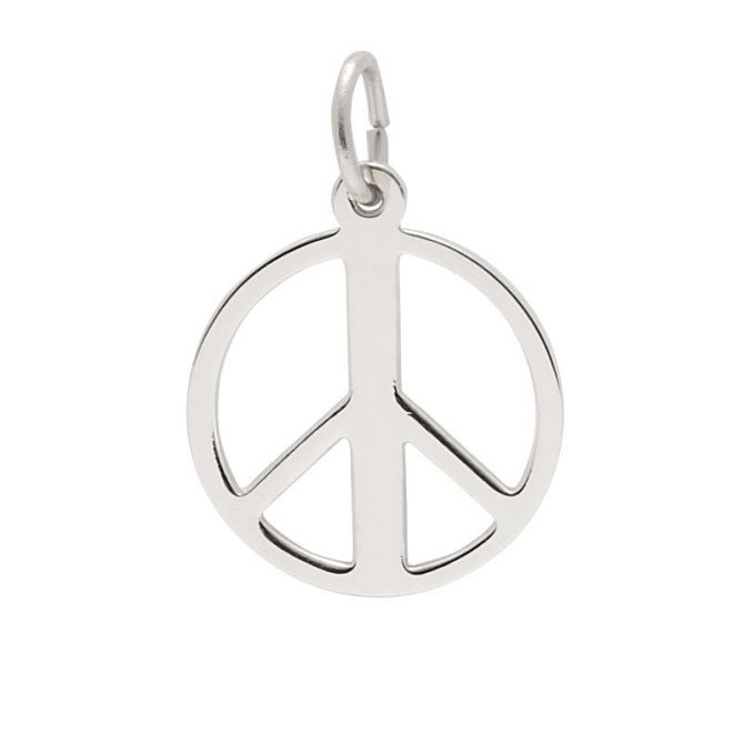 Rembrandt Sterling Silver Peace Symbol Charm