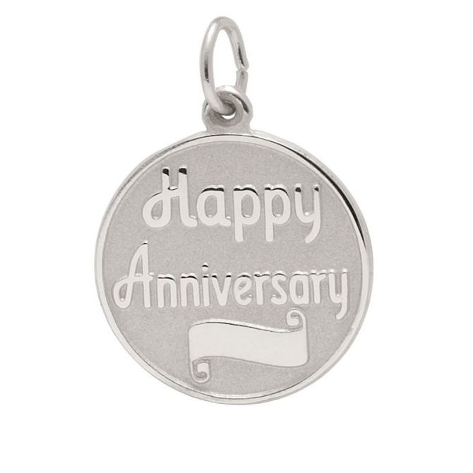 Rembrandt Sterling Silver Anniversary Charm