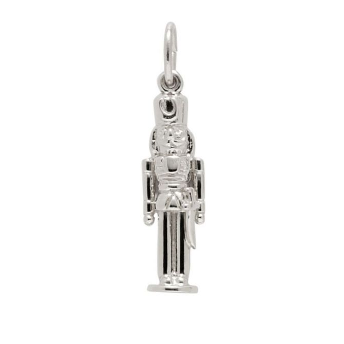 Sterling silver clearance nutcracker charm