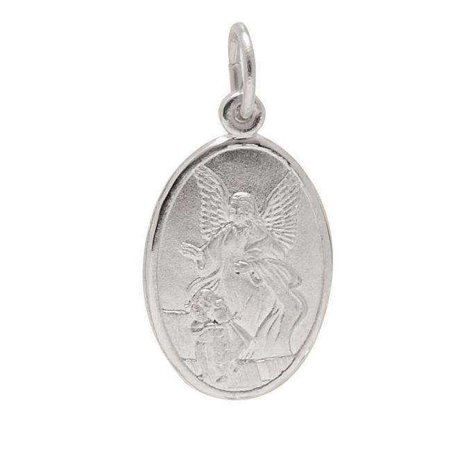 Rembrandt Sterling Silver Guardian Angel Charm