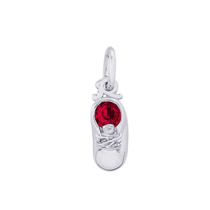 Rembrandt Sterling Silver Baby Shoe Charm