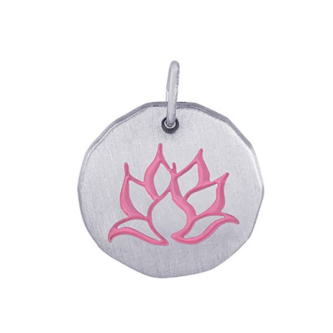 Rembrandt Sterling Silver Lotus Charm