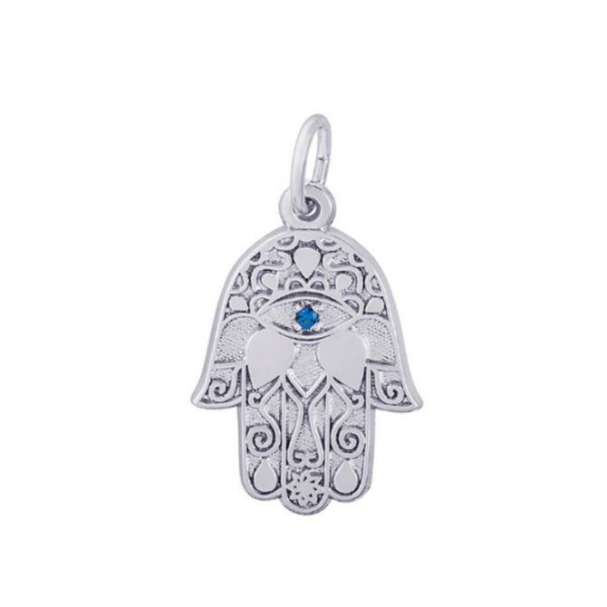 Rembrandt Sterling Silver Hamsa Charm