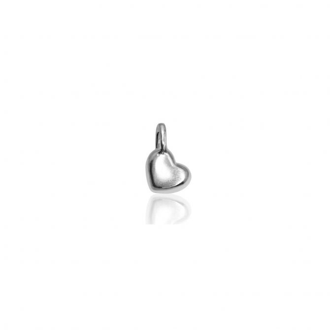 Alex Woo Sterling Silver Mini Heart Charm