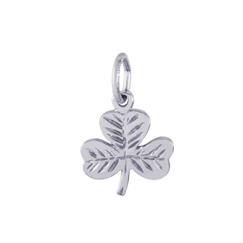 Rembrandt Sterling Silver Shamrock Charm | 1279-0-SS | Borsheims