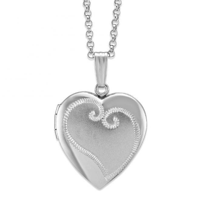 Sterling Silver Heart Locket