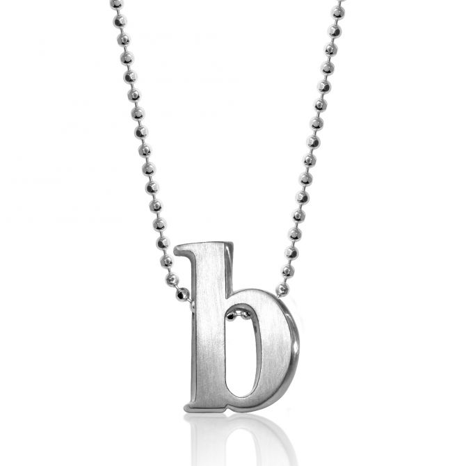 Alex Woo Sterling Silver Little Letter Pendants