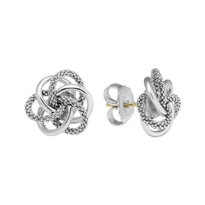 LAGOS Sterling Silver Love Knot Earrings