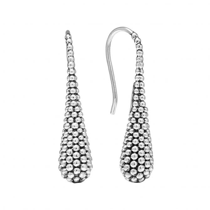 LAGOS Sterling Silver Caviar Beaded Drop Earrings