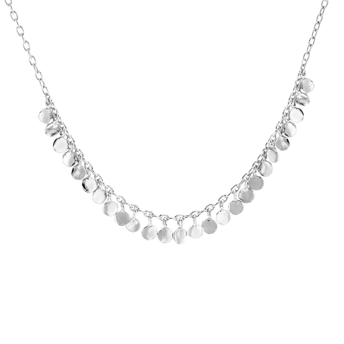 sterling silver fringe necklace