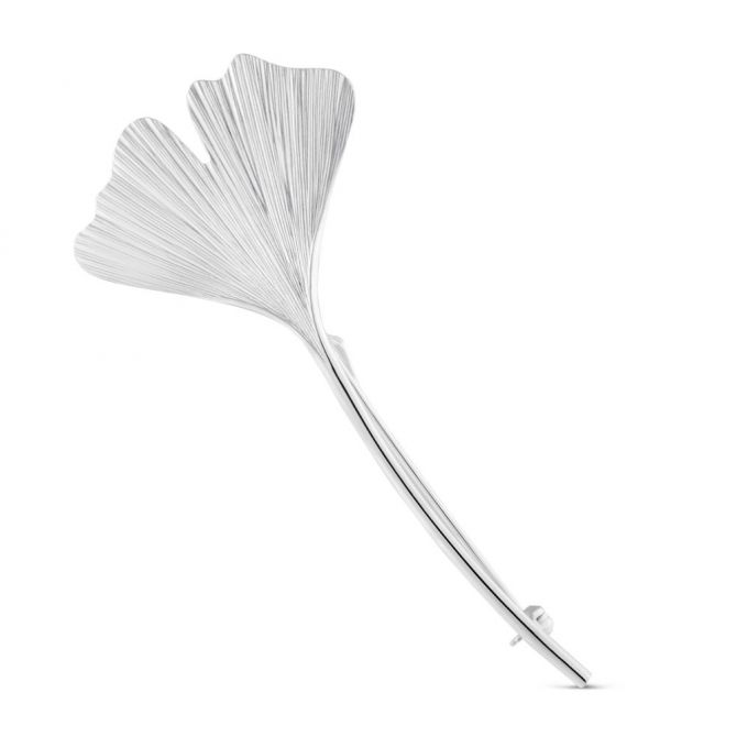 Sterling Silver Ginkgo Leaf Pin