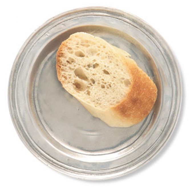 Match Pewter Narrow Rim Bread Plate