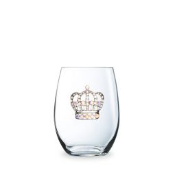 The Queens' Jewels Orange Slice Jeweled Glassware, Wine Glasses