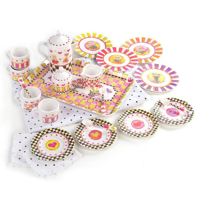 MacKenzie-Childs Tea Party Tea Set