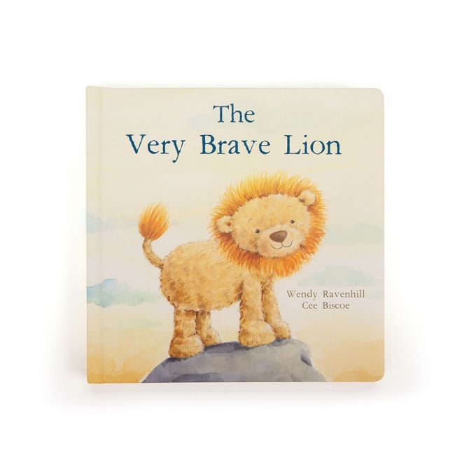 Jellycat The Very Brave Lion Book