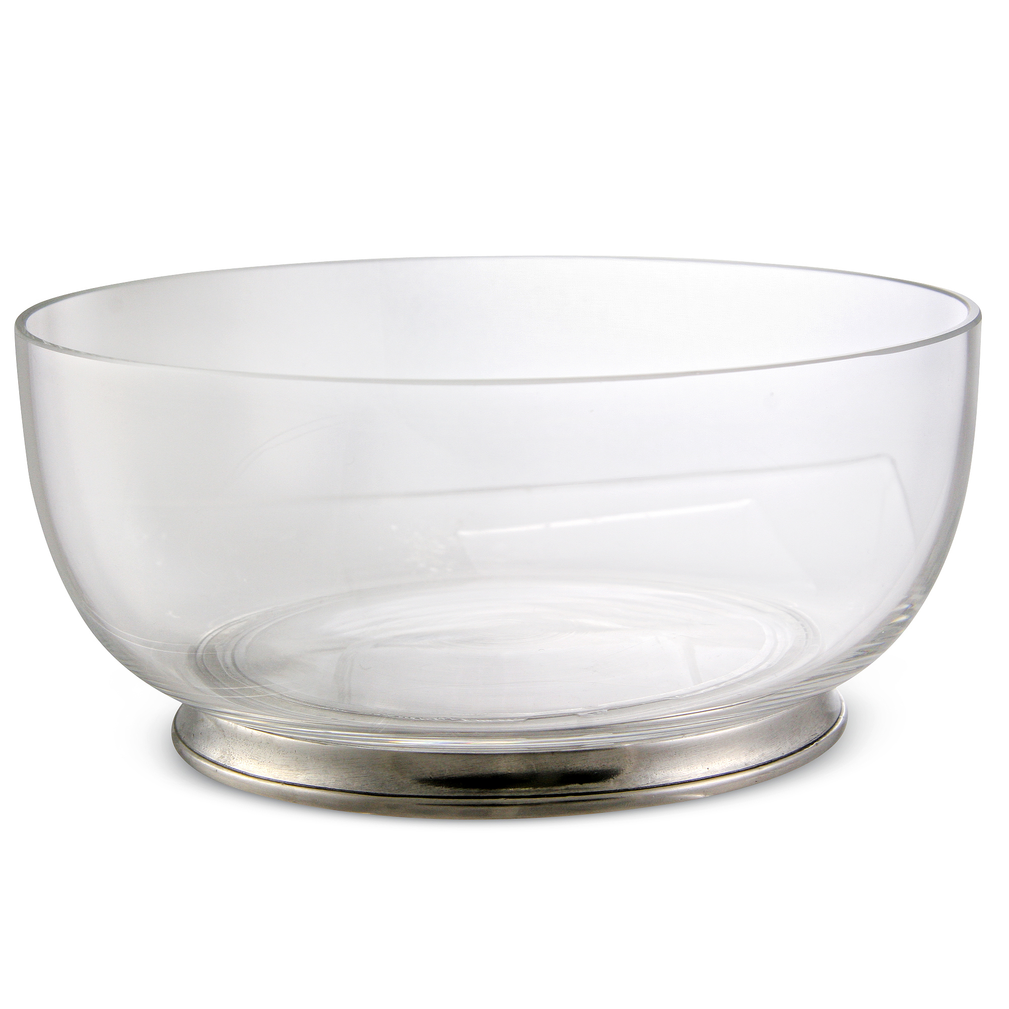 Match Pewter Round Crystal Medium Bowl