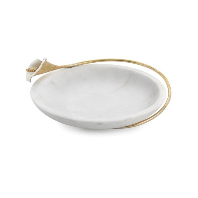 Michael Aram Calla Lily Marble Dish