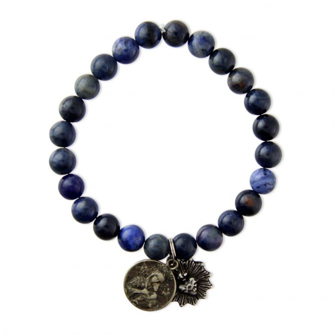 Miracle Icons by Mary Jo Pane Dumortierite Bracelet