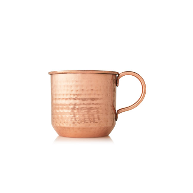 THYMES Candle Simmered Cider Scent Copper Color Cup 10oz.