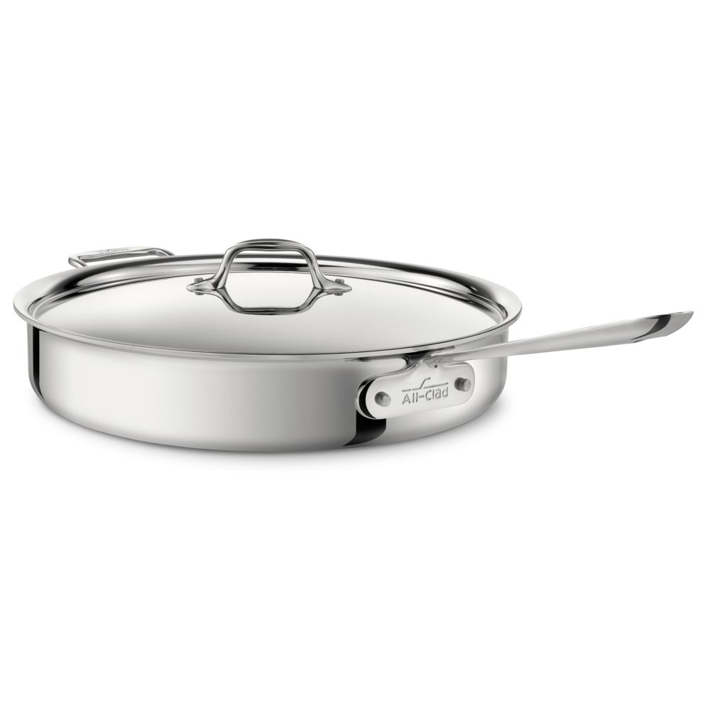 All-Clad Stainless Saute Pan with Lid, 6 qt | Borsheims