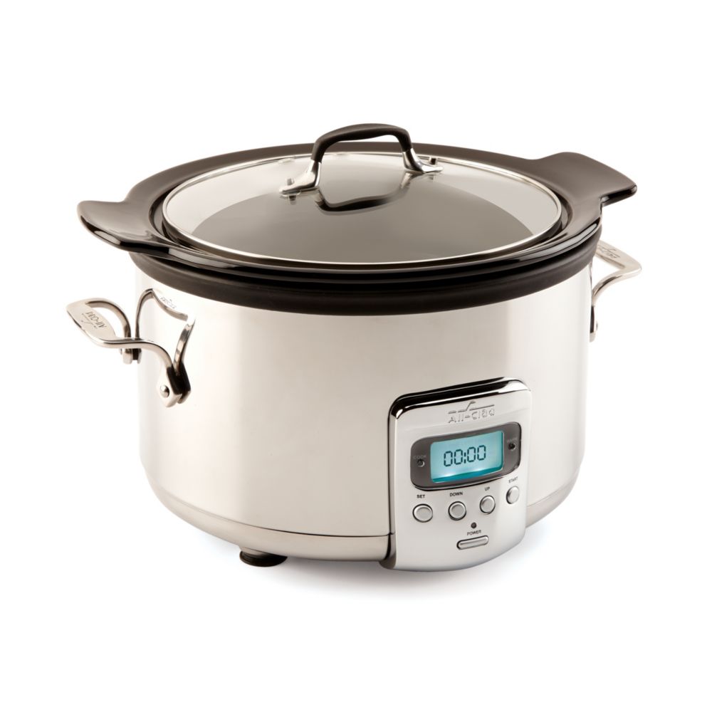 All-Clad Black Ceramic Slow Cooker, 4 qt | SD710851 | Borsheims